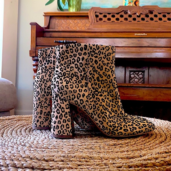 Gianni Bini Shoes - High heel cheetah booties